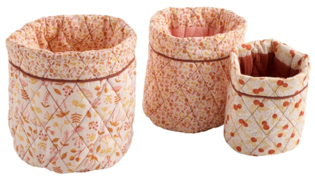 Lot de 3 Paniers De Rangement Esmée Sauthon Lot de 3 Paniers De Rangement Esmée de chez Sauthon, collection Esmee