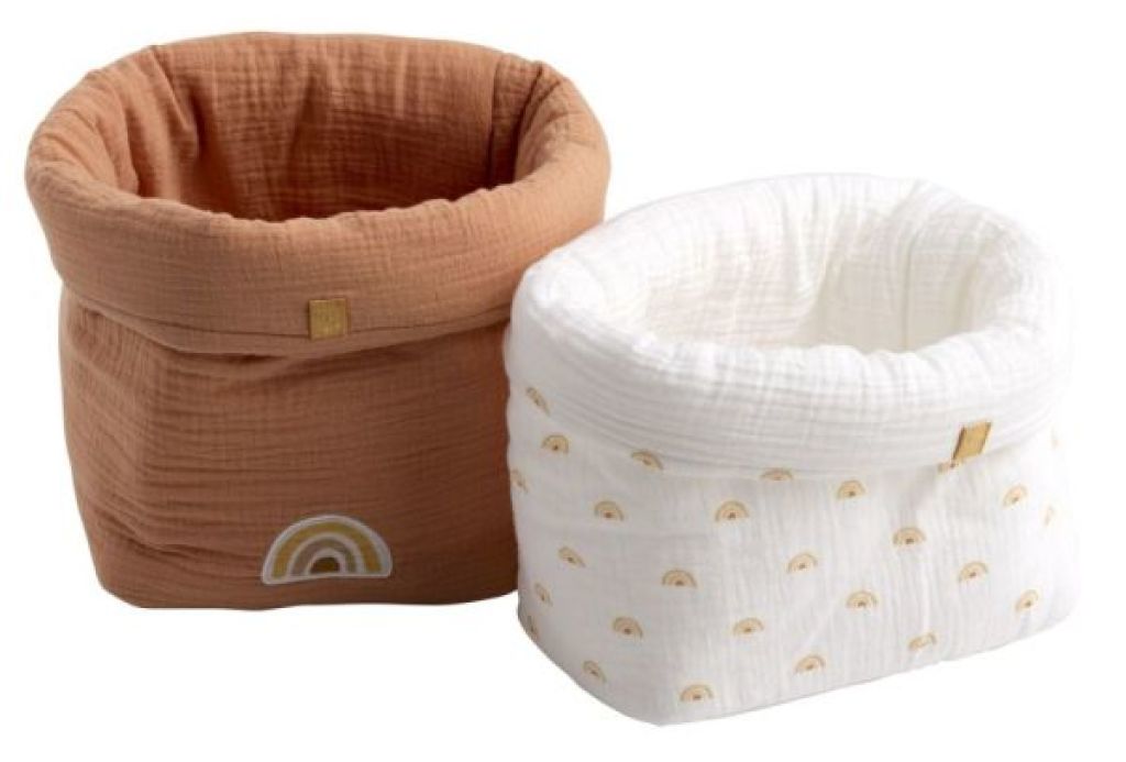 Lot de 2 Paniers de Rangement Sunlight Sauthon Lot de 2 Paniers de Rangement Sunlight de chez Sauthon, collection Sunlight