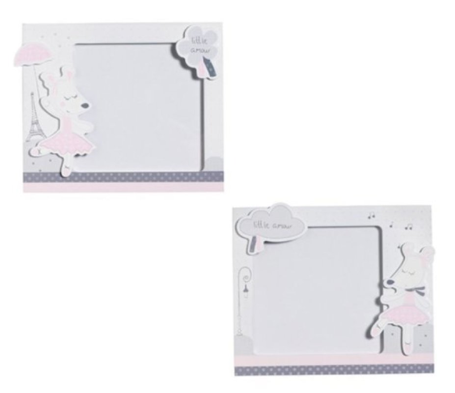 Set de 2 Cadres Photo Lilibelle Sauthon Set de 2 Cadres Photo Lilibelle de chez Sauthon, collection Lilibelle
