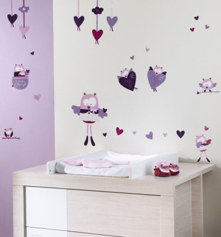 Stickers Mural Mam Zelle Bou Sauthon Stickers Mural Mam Zelle Bou de chez Sauthon, collection Mam'zelle Bou