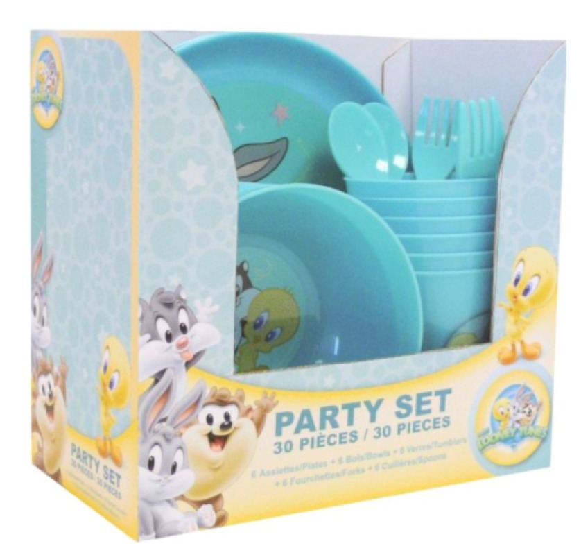 Coffret Anniversaire Baby Looney Tunes 30 pièces Spel Coffret Anniversaire Baby Looney Tunes 30 pièces de chez Spel, collection Le Goûter