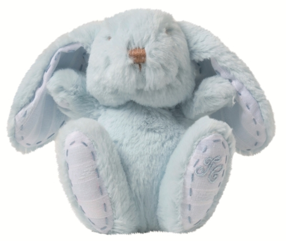 Tartine et Chocolat Peluchette Lapin Augustin Bleu - 12 cm Tartine et Chocolat Peluchette Lapin Augustin Bleu - 12 cm