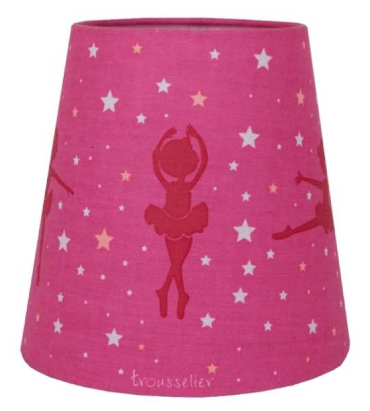 Abat-Jour Ballerines Rose 15x15 cm Trousselier Abat-Jour Ballerines Rose 15x15 cm de chez Trousselier, collection Ballerines