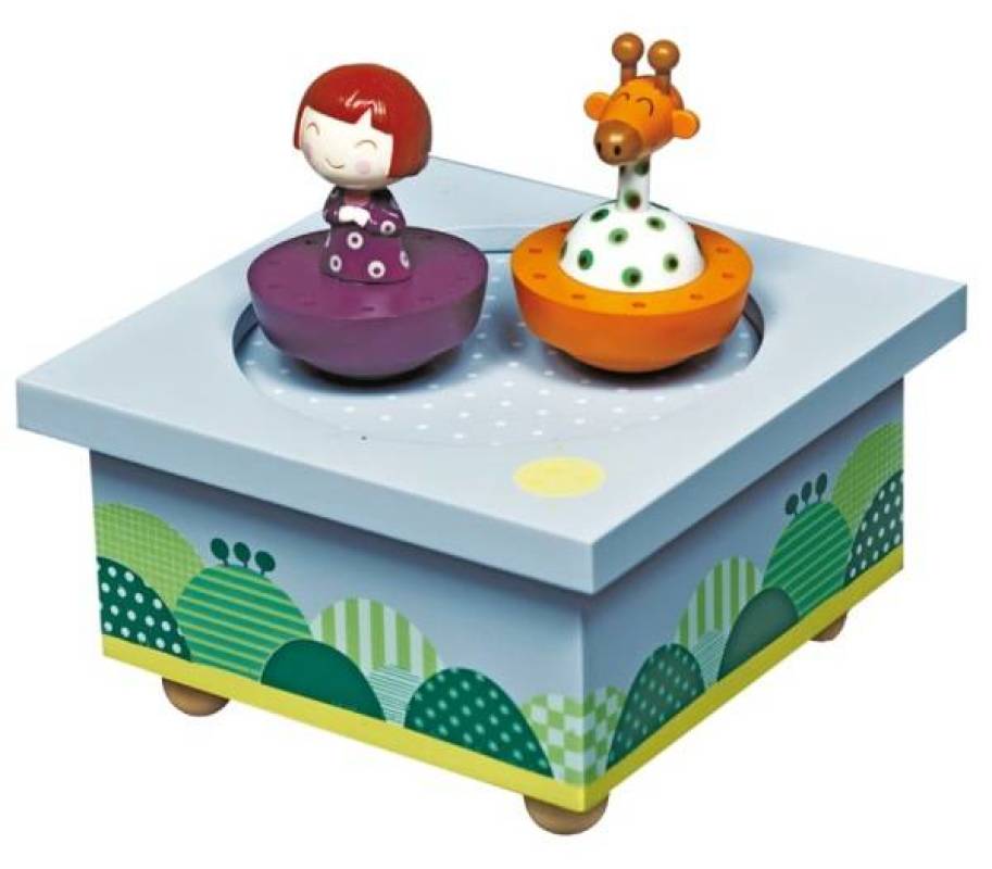 Trousselier Boîte à Musique Bois Ninon et Girafe Trousselier Boîte à Musique Bois Ninon et Girafe