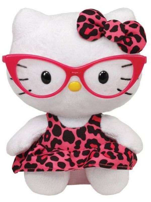 Ty Peluchette Hello Kitty Lunettes Beanie Babies - 15 cm Ty Peluchette Hello Kitty Lunettes Beanie Babies - 15 cm