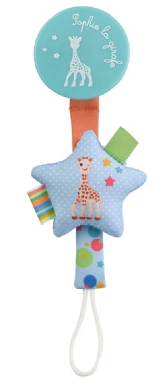 Attache Sucette Star Sophie La Girafe Vulli Attache Sucette Star Sophie La Girafe de chez Vulli, collection Fresh Touch