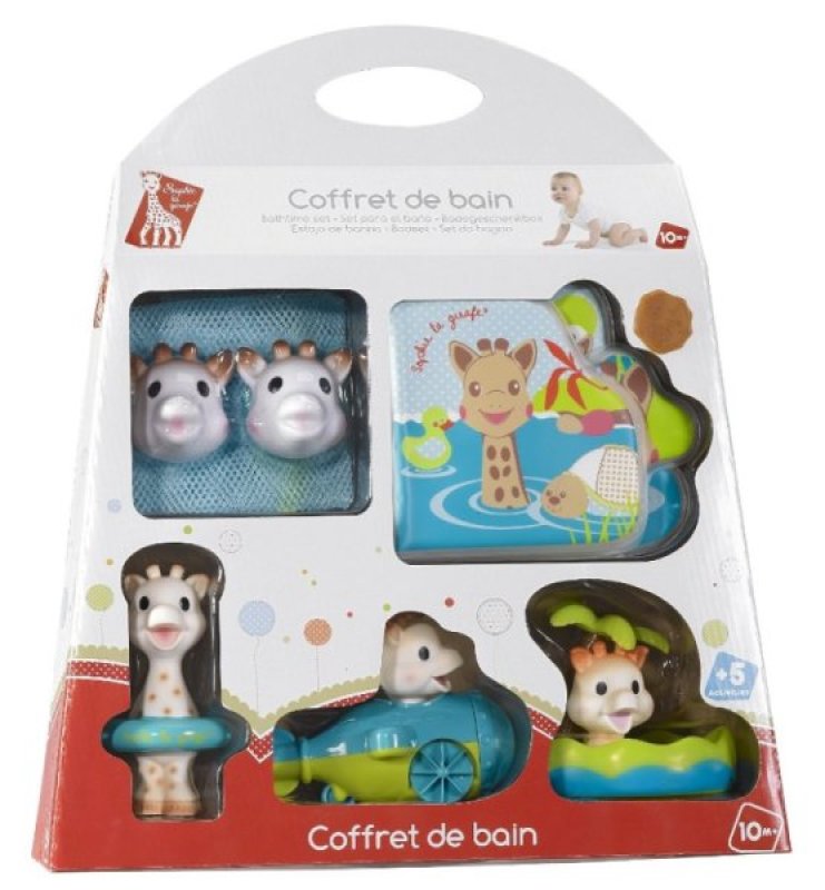 Coffret de Bain Sophie la Girafe Vulli Coffret de Bain Sophie la Girafe de chez Vulli, collection Fresh Touch