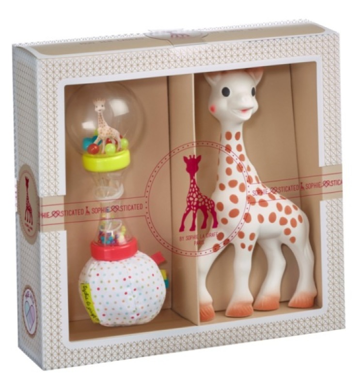 Coffret Sophie la Girafe et Maracas Vulli Coffret Sophie la Girafe et Maracas de chez Vulli, collection Sophiesticated