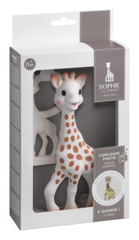Sophie la Girafe et Anneau de Dentition Vanille Vulli Sophie la Girafe et Anneau de Dentition Vanille de chez Vulli, collection Fresh Touch