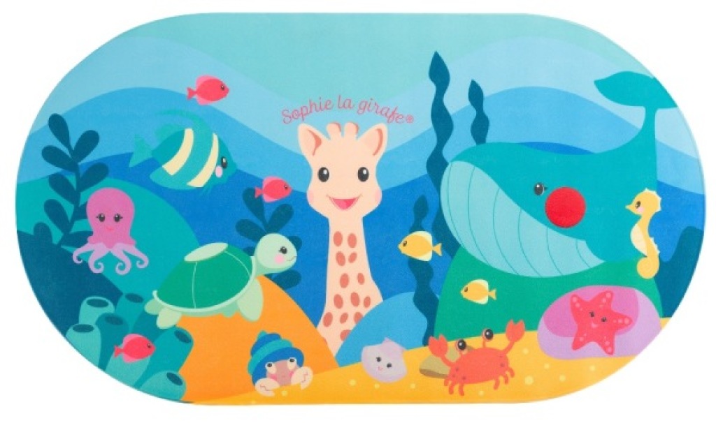 Tapis de Bain Sophie la Girafe Vulli Tapis de Bain Sophie la Girafe de chez Vulli, collection Fresh Touch