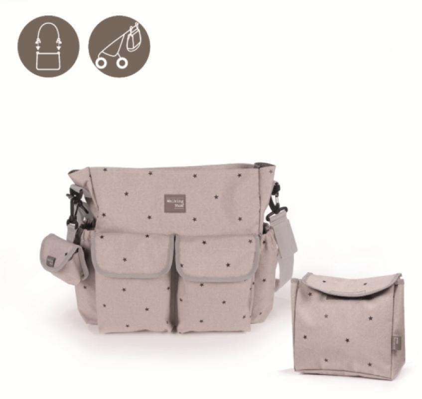 Sac à Langer Gaby Pierre Walking Mum Sac à Langer Gaby Pierre de chez Walking Mum, collection Gaby Baby