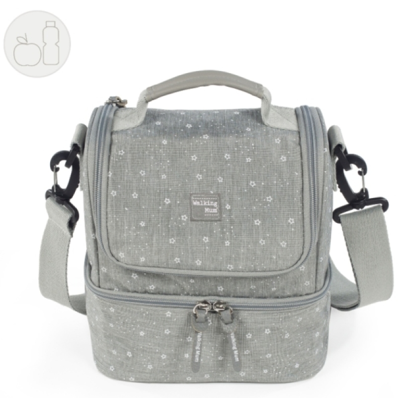 Sac à Repas Isotherme Dreamer Gris Walking Mum Sac à Repas Isotherme Dreamer Gris de chez Walking Mum, collection Dreamer