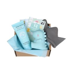 Box Bébé Bienvenue Petit Garçon Bleu M
