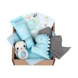 Box Bébé Bienvenue Petit Garçon Bleu XL