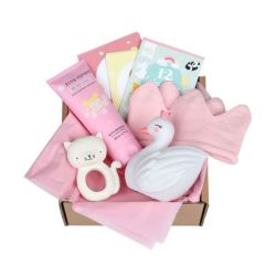 Box Bébé Bienvenue Petite Fille Rose XL