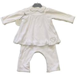 Combirobe Blanc Coton Biologique