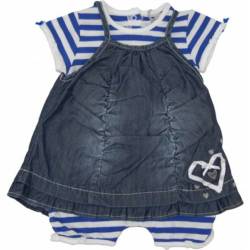 Ensemble Robe et Combinaison Indigo Trip