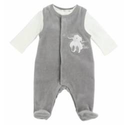 Ensemble Salopette et Tee-Shirt Taupe