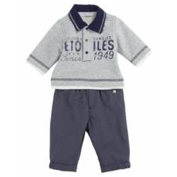 Ensemble Tee-Shirt Pantalon Gris