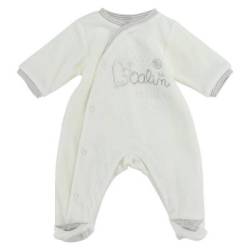 Pyjama Calin Ecru 9 mois