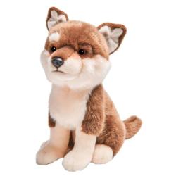 Peluche Chien Loup Croc Blanc - 30 cm