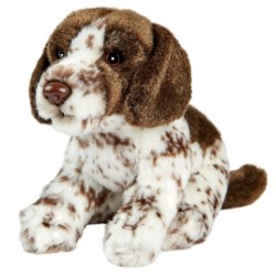 Peluche Chien Pointer Assis