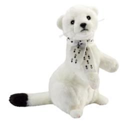 Peluche Hermine Écharpe Bretonne - 23 cm