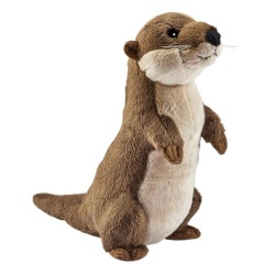 Peluche Loutre Dressée - 20 cm