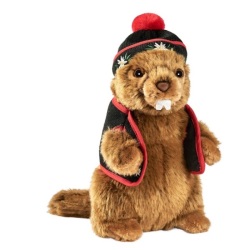 Peluche Marmotte Yodel - 25 cm