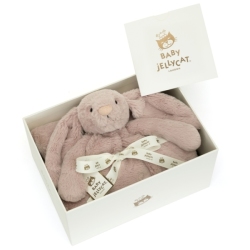 Doudou Couveture Lapin Rosa Bashful Luxe