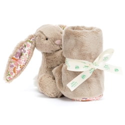 Doudou Lapin Beige Petal Bashful Blossom