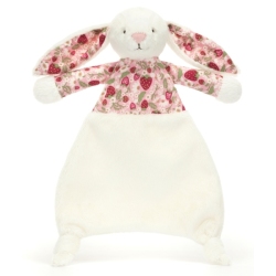Doudou Lapin Crème Berry Blossom Bashful Comforter