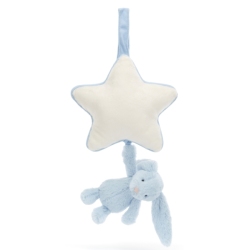 Peluche Musicale Lapin Bleu Bashful