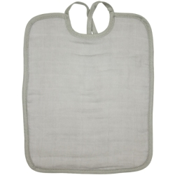 Bavoir Naissance Gris