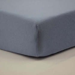 Drap Housse Bleu Ciel - 70x140 cm