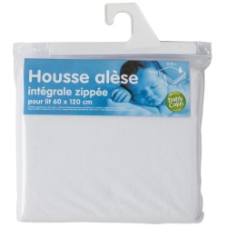 Housse Alèse Intégrale Zippée - 60x120 cm