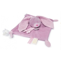 Doudou Lapin Lange Lili Cassis