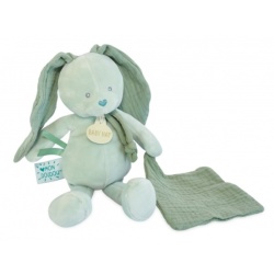 Peluche Pantin Lapin Lange Vert Sauge