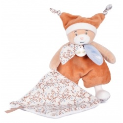 Peluche Pantin Ours Polochon Caramel