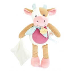 Peluche Pantin Vache Pistache