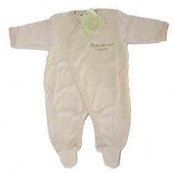 Pyjama Beige Coton Biologique - 6 Mois