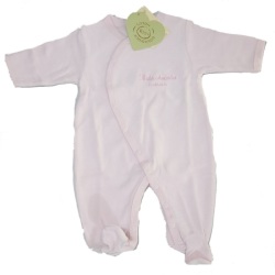 Pyjama Rose Coton Biologique - 3 Mois