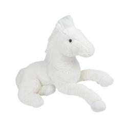 Peluche Cheval Pegasus Blanc - 45 cm