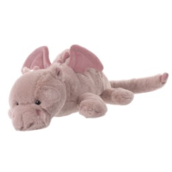 Peluche Dragon Laying Drago Ruby