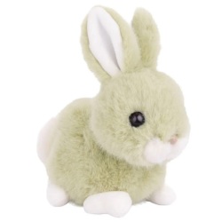 Peluche Lapin Baby Lime - 15 cm