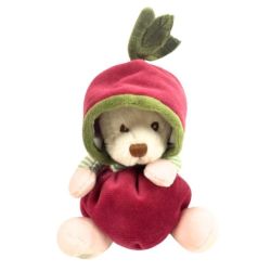 Peluche Ours Ziggy Cerise - 15 cm