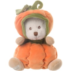Peluche Ours Ziggy Citrouille - 12 cm