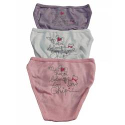 Lot de 3 Culottes Fille - 2 ans