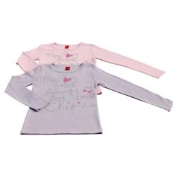 Tee-Shirt Manche Longue Basic Rose - 10 ans