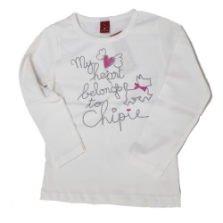 Tee-Shirt Manches Longues Basic Blanc - 4 ans